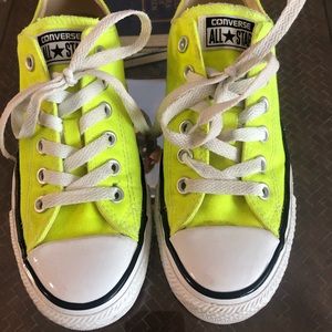 Men’s/ Women’s Neon Yellow Converse